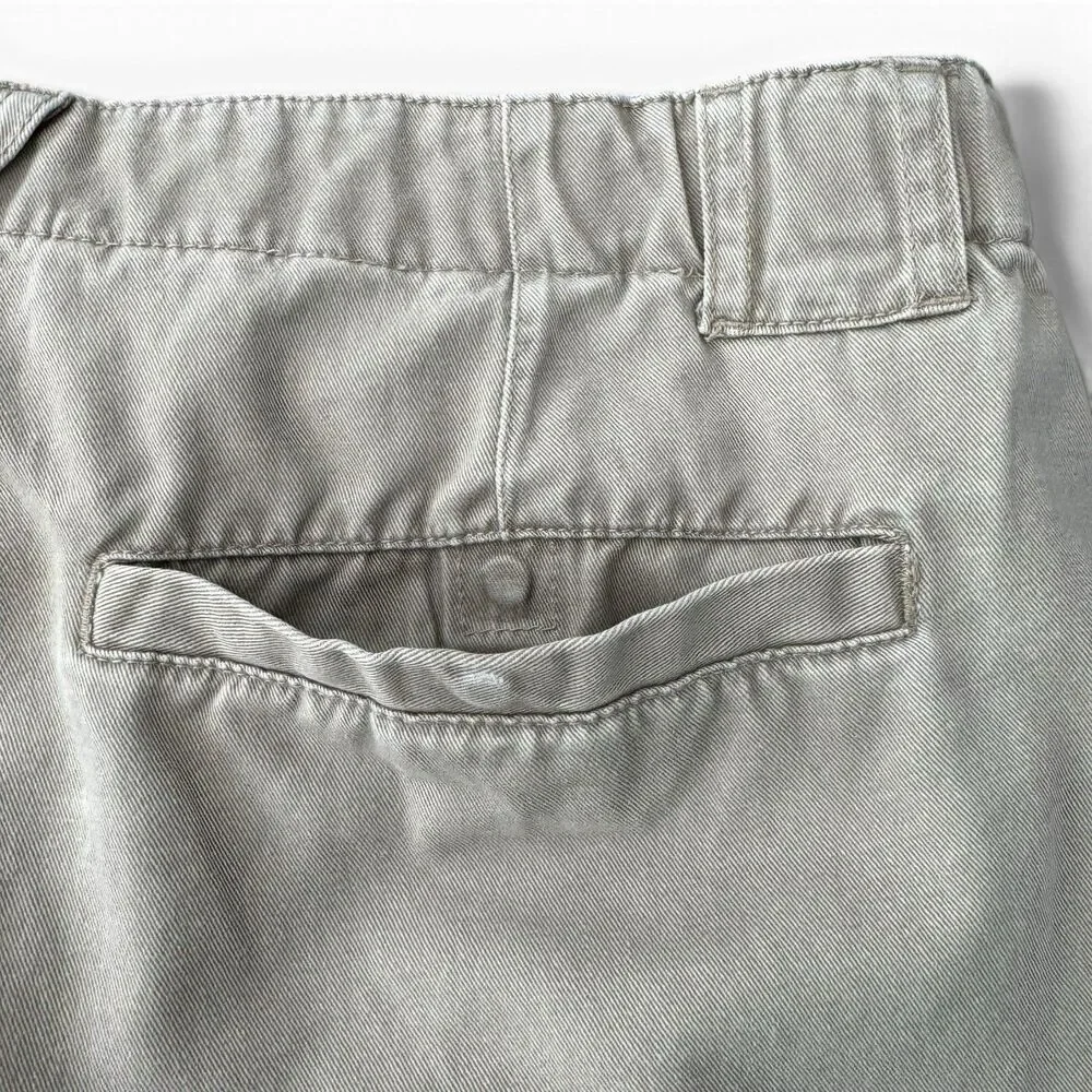 SCOTTeVEST TEC Sev Walking Shorts Men 36 Tan Cargo 8 Pocket Cotton Twill Utility